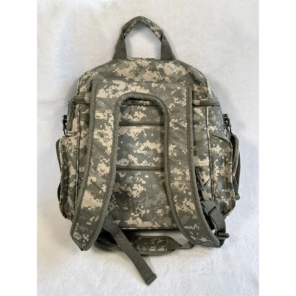 US Army National Guard Digital Camo Tactical Laptop/School Backpack (Clean)